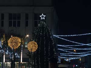 Christmas lights in Great Yarmouth