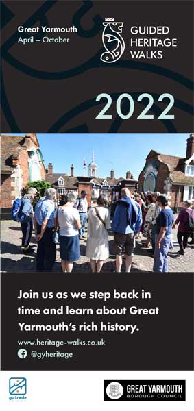 Take a look at our Guided Heritage Walks 2022 leaflet