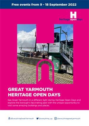Check out the Great Yarmouth Heritage Open Days Brochure 2022