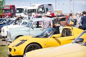 Cars at Great Yarmouth Wheels Festival
