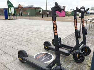 e-Scooters to hire in Great Yarmouth