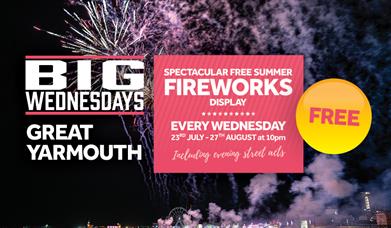 Big Wednesday Fireworks Great Yarmouth