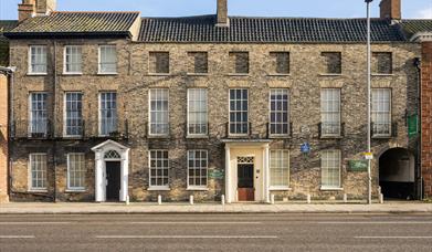 The exterior of Elizabethan House Museum