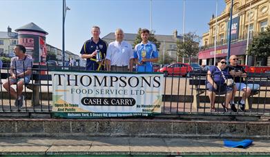 Men's Singles winner (2024) Ian Wones, Eddie Thompson and runner up Regan Simper