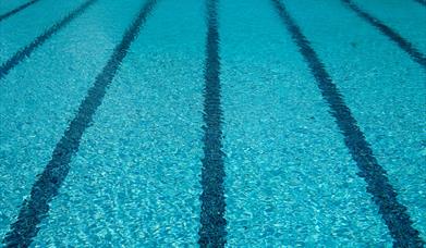 Swimming pool close up