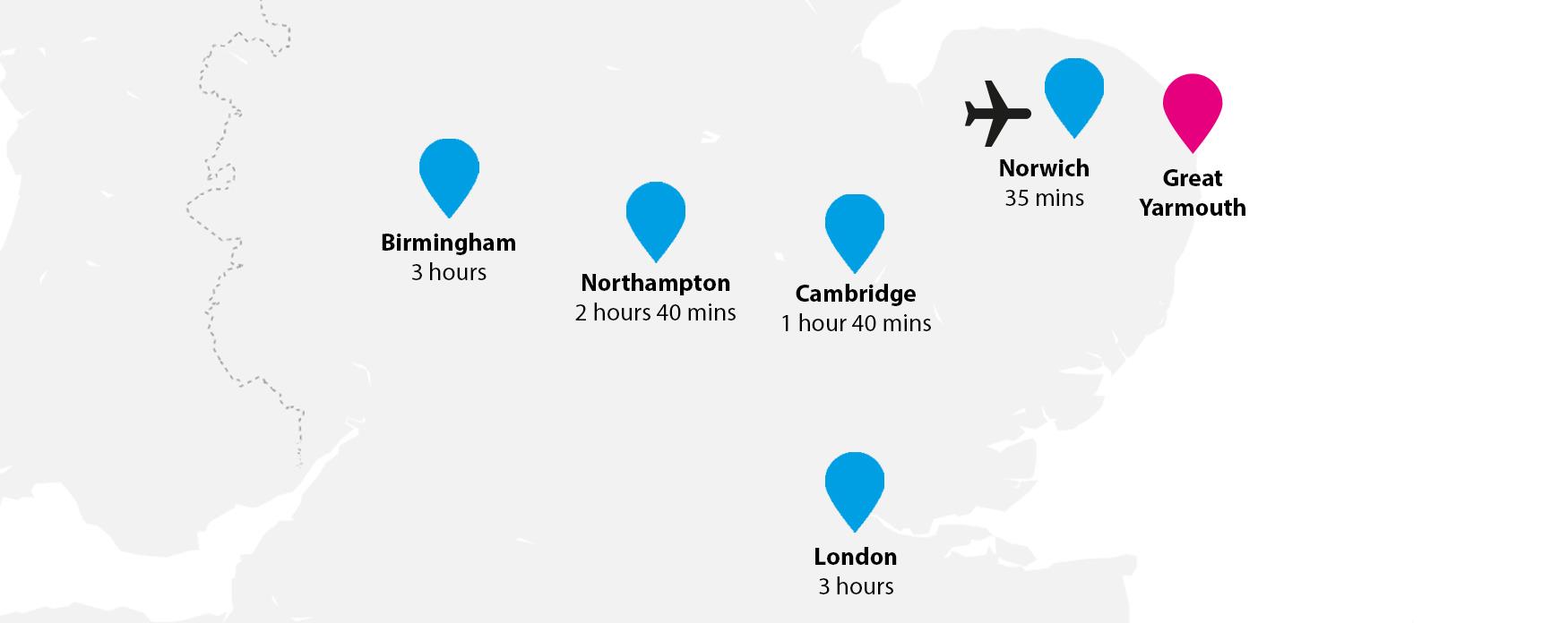 How To Get Here Great Yarmouth