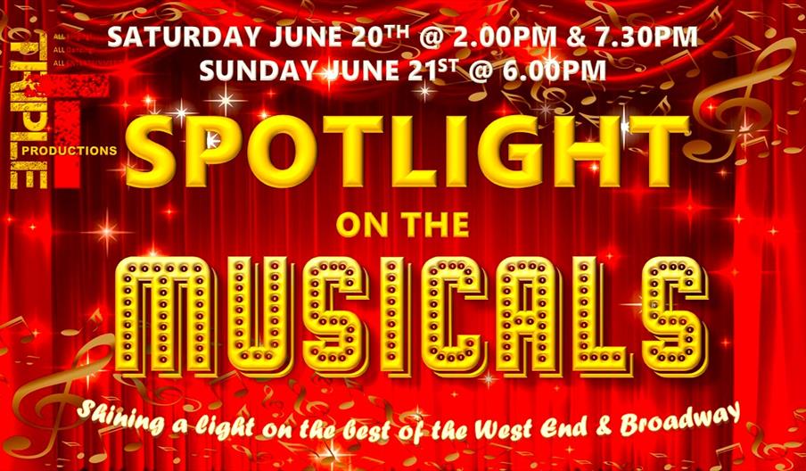 Spotlight on the musicals poster