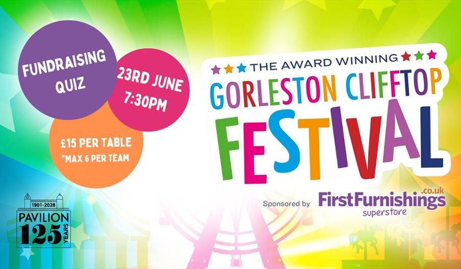 Cliff Top Festival Fundraising Quiz Poster