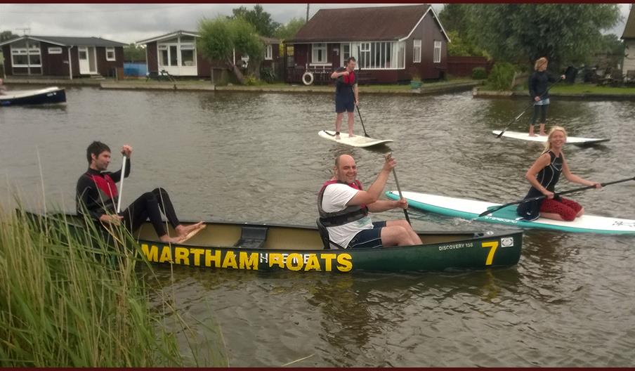 Canoe Hire at Martham Boats