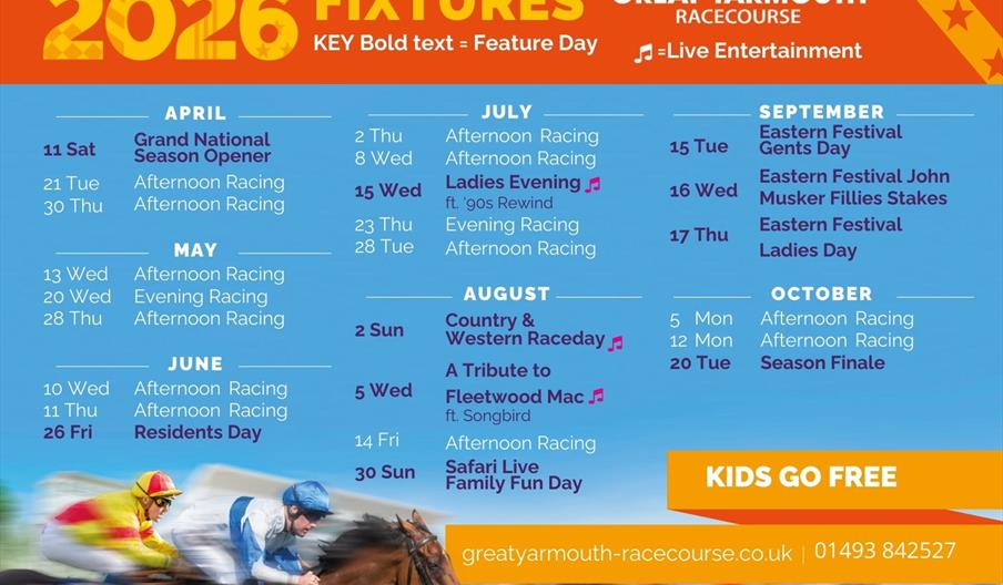 Great Yarmouth Racecourse Fixtures