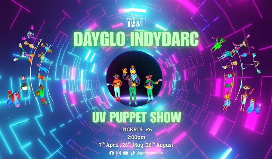 dayglo indyarc puppets