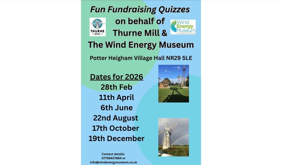 Thurne windmill fund raising quiz