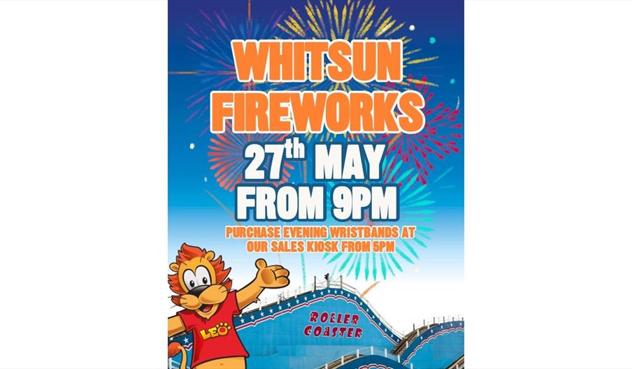 Whitsun fireworks pleasure beach