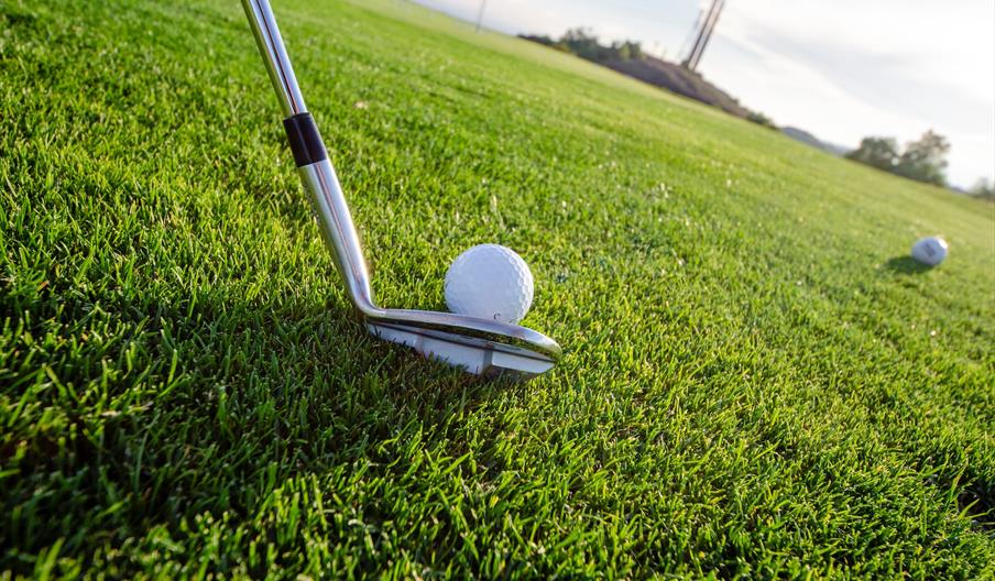 Golf club and ball