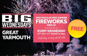 Big Wednesday Fireworks Great Yarmouth
