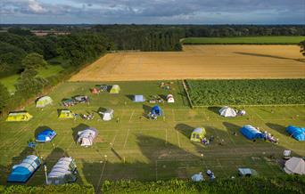 Camping at Wroxham Barns