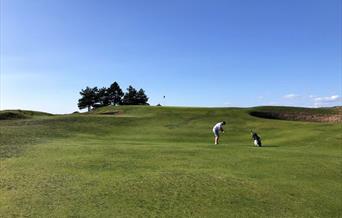 The 6th Green at Hunstanton Golf Club