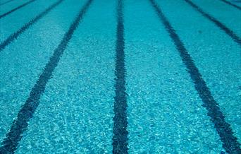 Swimming pool close up