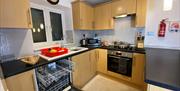 One Coastguard Cottages - kitchen