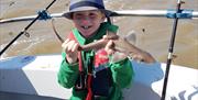 Catch of the day for this young man