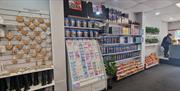 Inside shop