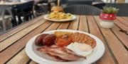Sara's Tearooms, serving tasty locally sourced breakfast ingredients on all our breakfasts