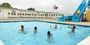 Family in Swimming pool