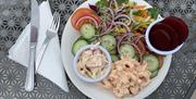 Freshly Made Salads at Sara's Tearooms