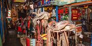 Saddles at the Hippodrome Circus Museum