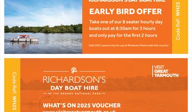 Richardsons Day Boat Hire Early Bird Offer
