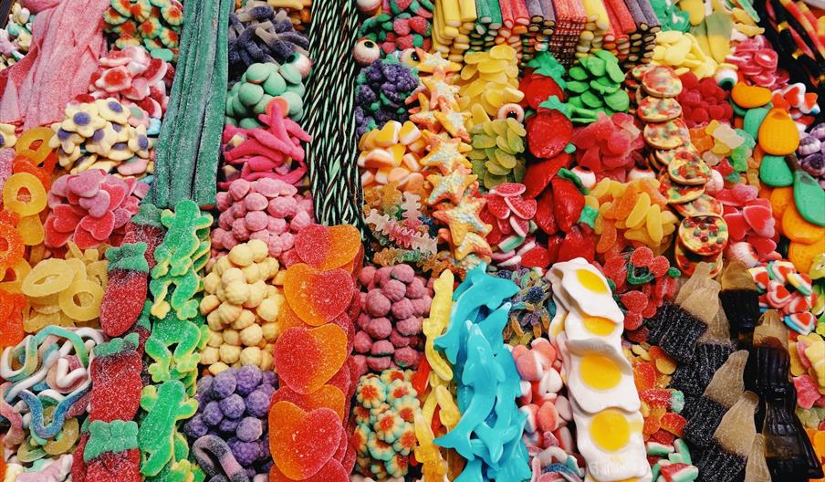 Lots of different sweets