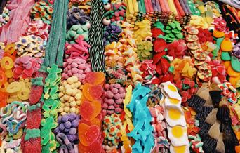 Lots of different sweets